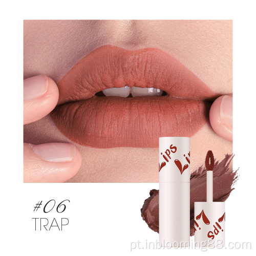 Duradouro 18 cores nude fosco brilho labial